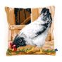 <strong>Cross Stitch Cushion: Grey Hen</strong> <em>Vervaco PN-0148109</em>