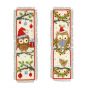 <strong>Counted Cross Stitch Bookmarks: Owls In Santa Hats</strong> <em>Vervaco PN-0149284</em>