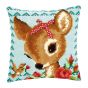 <strong>Cross Stitch Cushion: Bambi with a Bow</strong> <em>Vervaco PN-0149899</em>