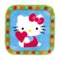 <strong>Latch Hook Rug: Hello Kitty with a Heart</strong> <em>Vervaco PN-0153808</em>