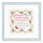 <strong>Counted Cross Stitch Kit: Alphabet and Roses</strong> <em>Vervaco PN-0153863</em>