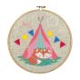 <strong>Counted Cross Stitch Kit: Lief! Small Fox in Tent</strong> <em>Vervaco PN-0155355</em>