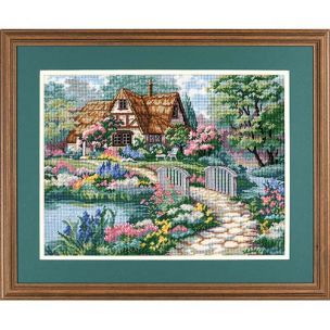 Cottage Retreat Needlepoint/Tapestry Kit Dimensions D02461