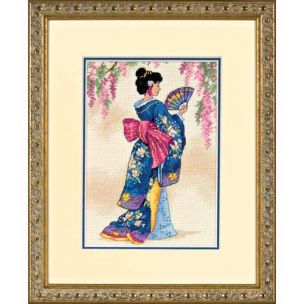 Elegant Geisha Cross Stitch Kit Dimensions D06953