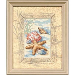 Shells In The Sand Counted Cross Stitch Kit Dimensions D06956