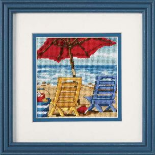 Beach Chair Duo Needlepoint/Tapestry Kit Dimensions D07223