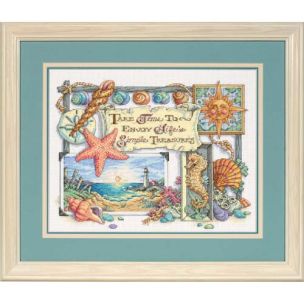 Simple Treasures Counted Cross Stitch Kit Dimensions D13696