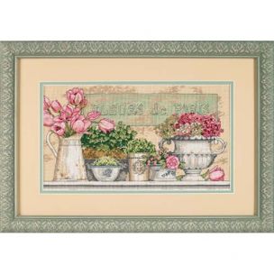 Flowers Of Paris Counted Cross Stitch Kit Dimensions D35204