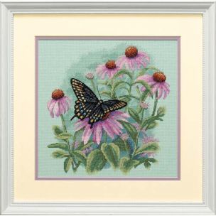 Butterflies And Daisies Counted Cross Stitch Kit Dimensions D35249