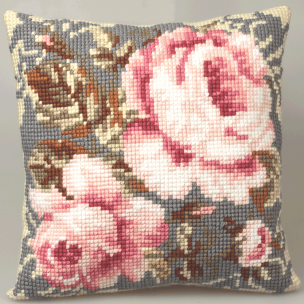 Ancient Rose Cushion Kit Collection D'Art CD5052