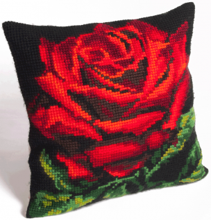 Damask Rose Cushion Kit Collection D'Art CD5104
