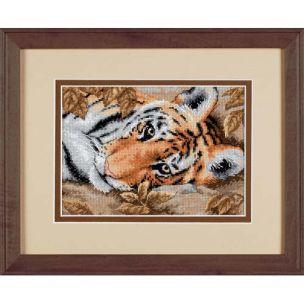 Beguiling Tiger Cross Stitch Kit Dimensions D65056