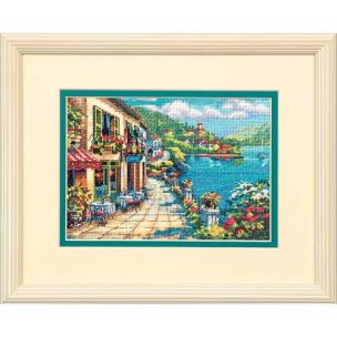 Overlook Cafe Cross Stitch Kit Dimensions D65093