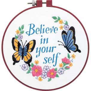 Believe In Yourself Beginners Cross Stitch Kit Dimensions D72409