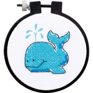 The Whale Beginners Cross Stitch Kit Dimensions D72417