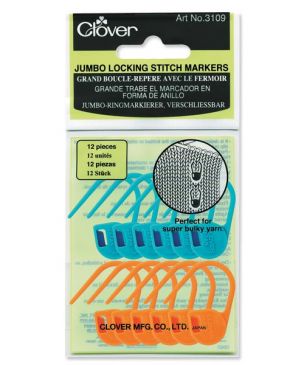 Locking Stitch Marker Clover CL3-LSTM