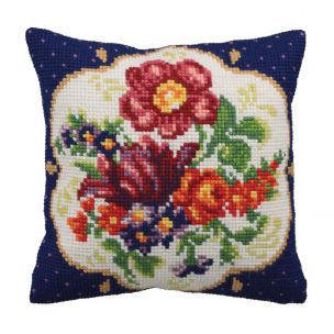 Cross Stitch Cushion: Meissen (Right) Collection D'Art CD5141