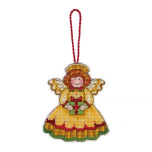 Counted Cross Stitch: Ornament: Angel Dimensions D70-08893