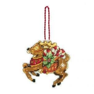 Counted Cross Stitch: Ornament: Reindeer Dimensions D70-08916