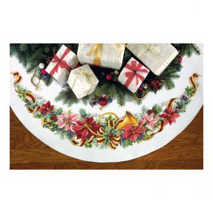 Counted Cross Stitch: Tree Skirt: Holiday Harmony Dimensions D70-08939