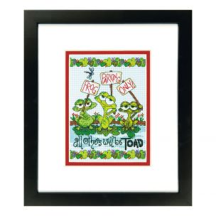 Classic: Counted Cross Stitch: Frog Parking Dimensions D70-65148