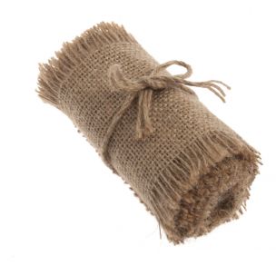 Large Natural Hessian Ribbon Fabric pack of 3 Rolls Groves and Banks EHENG029