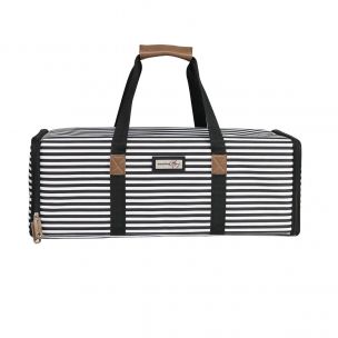 Die Cut Storage Case Black & White Stripe, Carry Bag for Cricut, Silhouette and Most Diecut Machines Everything Mary EVM12685-1