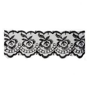Embroidered Lace: 27.4m X 50mm Essential Trimmings ET430----