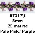Rosebud Rayon Metallic Braid Essential Trimmings ET217----