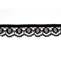 Frilled Nylon Lace 25m X 25mm Essential Trimmings ET425----