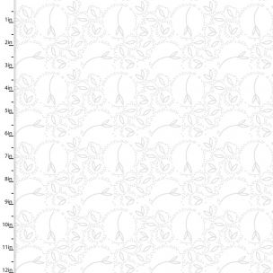 Cotton Craft Fabric 110cm wide x 1m Summer Song Collection-White Lace Sewing Online 17268-WOW