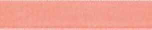 Berisfords Coral Velvet Ribbon (5m spool) Berisfords Ribbon R1025----9618-5