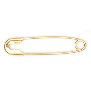 Loose Safety Pins Brass Hemline HB-SB----