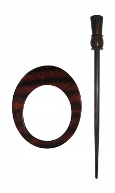 Symfonie Wood Rose Shawl Pins With Stick :: Omega Knitpro KP20831