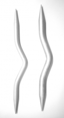 Coloured Aluminium Cable Needle :: Aluminum 6.00mm And 8.00mm Knitpro KP45503