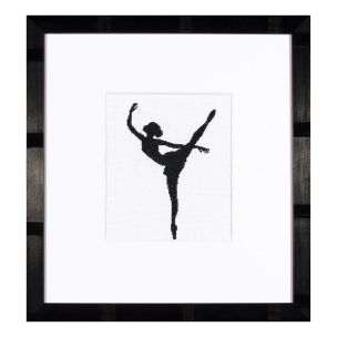 Counted Cross Stitch Kit: Ballet Silhouette 2 (Evenweave) Lanarte PN-0008132