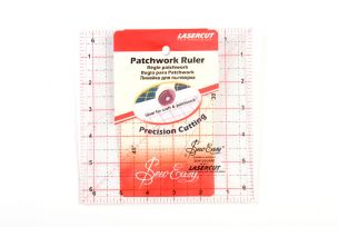 QUILTING RULER SQUARE 6-1/2 X 6-1/2 INCH Sew Easy NL4177