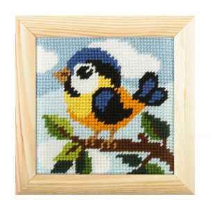 Embroidery Kit: Mini: Birdie Orchidea ORC-6706