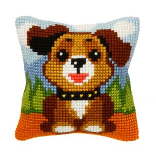 Cross Stitch Kit: Cushion: Dog Orchidea ORC-9404