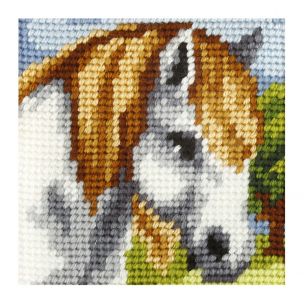 Embroidery Kit: White Horse Orchidea ORC-9611