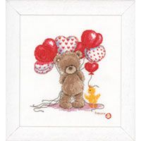 Counted Cross Stitch Kit: Beautiful Balloons Vervaco PN-0143713
