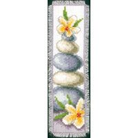 Counted Cross Stitch Kit: Bookmark: Frangipani Vervaco PN-0143910