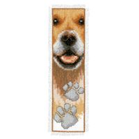 Counted Cross Stitch Kit: Bookmark: Dog Footprint Vervaco PN-0143912