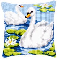 Cross Stitch Cushion : Swan Vervaco PN-0144079