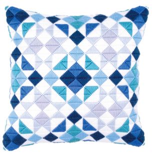 Long Stitch Cushion Triangles Vervaco PN-0145699
