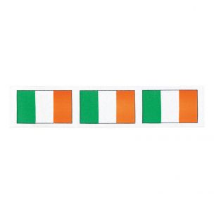 Berisfords Green White & Orange Irish Tricolour Flag Ribbon (20m spool) Berisfords Ribbon R13665----1