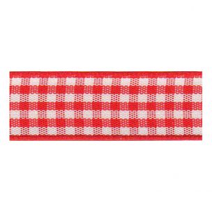 Berisfords 15mm Gingham Ribbon (20m spool) Berisfords Ribbon R7391-15---