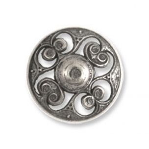 Metal Filigree Button G4227 | 19mm (Pack of 50) Trimits G422730--