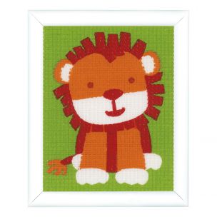 Tapestry Kit: Cute Lion Vervaco PN-0147433