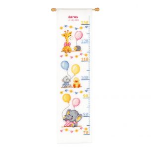 Counted Cross Stitch: Height Chart: Baby Shower Vervaco PN-0147469